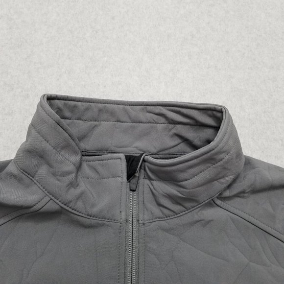 Port Authority Jacket Mens Large Gray Full Zip Pockets Outdoor Lightweight - Picture 6 of 12